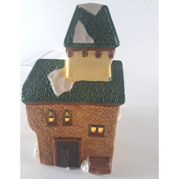 Vintage Santas Best Our Town Taylor House Christmas Village W Box Lighted 1992 - Picture 3 of 5